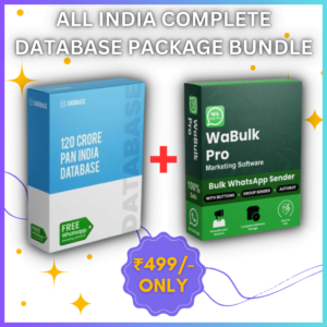 All India Complete Database Package + WhatsApp Bulk Sender Software Bundle